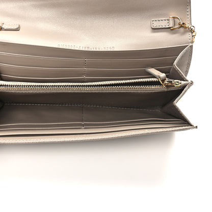 Fendi Vitello Cruise F is Fendi Continental Envelope Wallet on Chain Tortora 5 of 10
