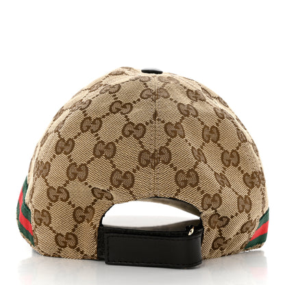 Gucci Monogram Web Baseball Hat L Beige Cocoa 6 of 9