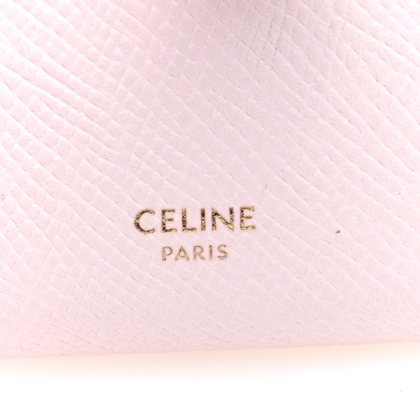 Grained Calfskin Medium Multifunction Strap Wallet Peony Carmin