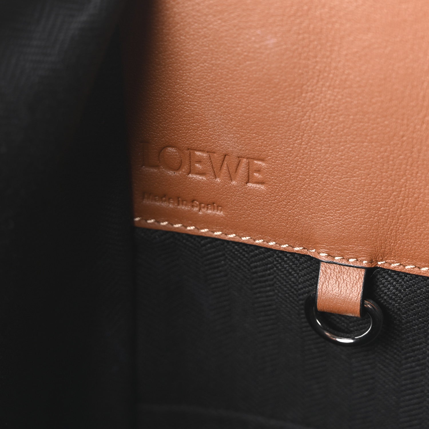 Loewe Calfskin Small Hammock Shoulder Bag Tan 6 of 10