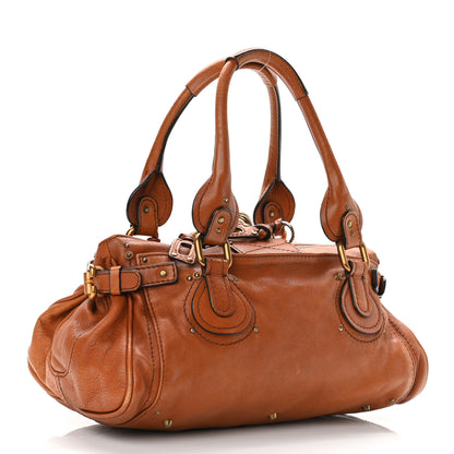 Chloe Calfskin Medium Paddington Satchel Tan 3 of 9