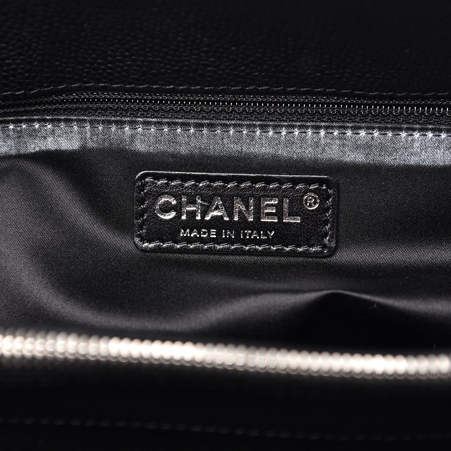 Chanel Caviar Quilted Grand Shopping Tote GST Black 5 of 10