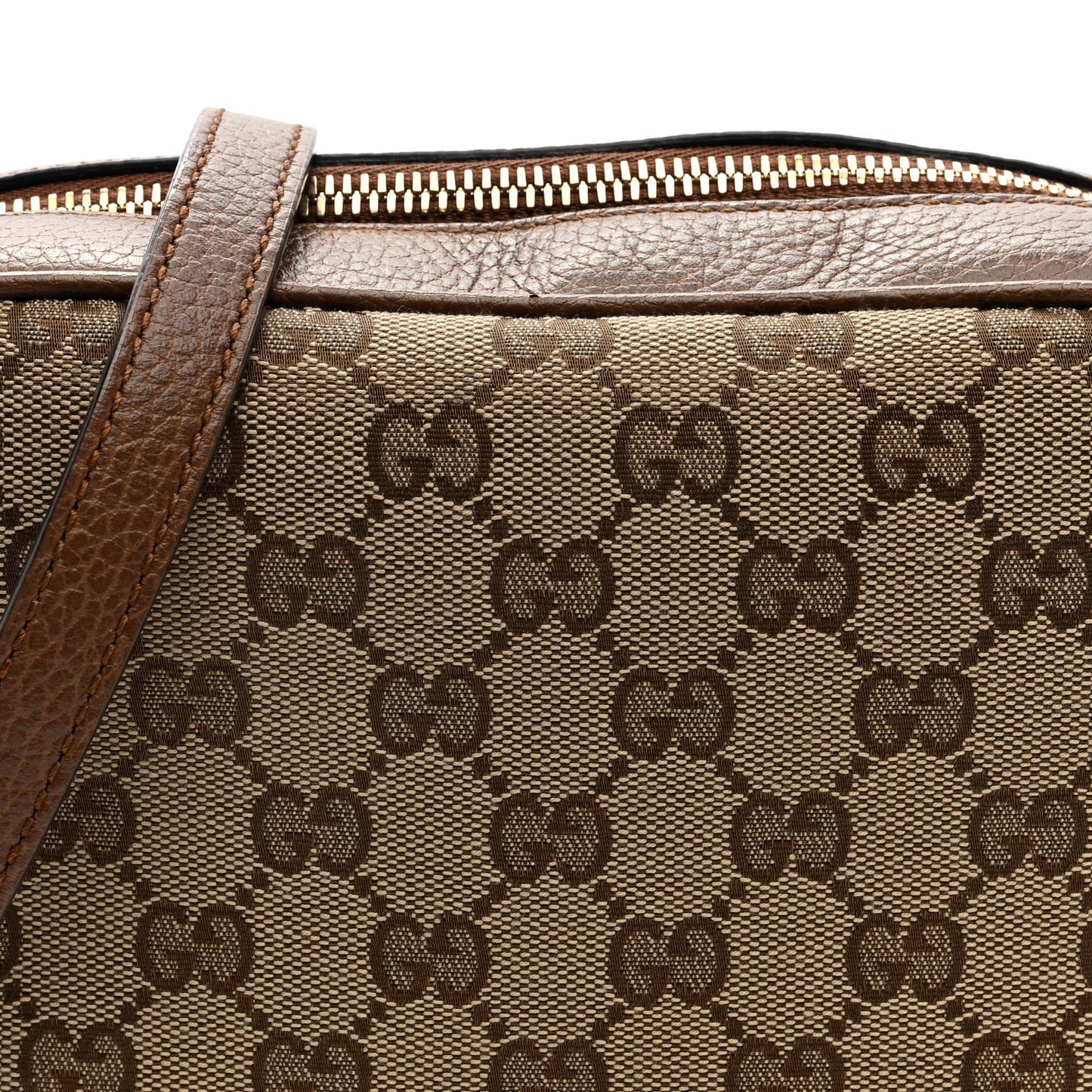 Monogram Mini Bree Messenger Bag Beige Tabacco
