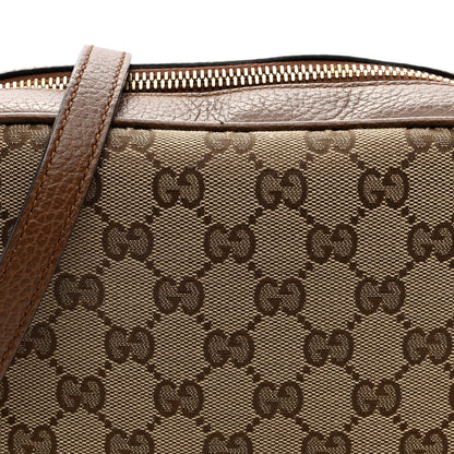Gucci Monogram Mini Bree Messenger Bag Beige Tabacco 8 of 10