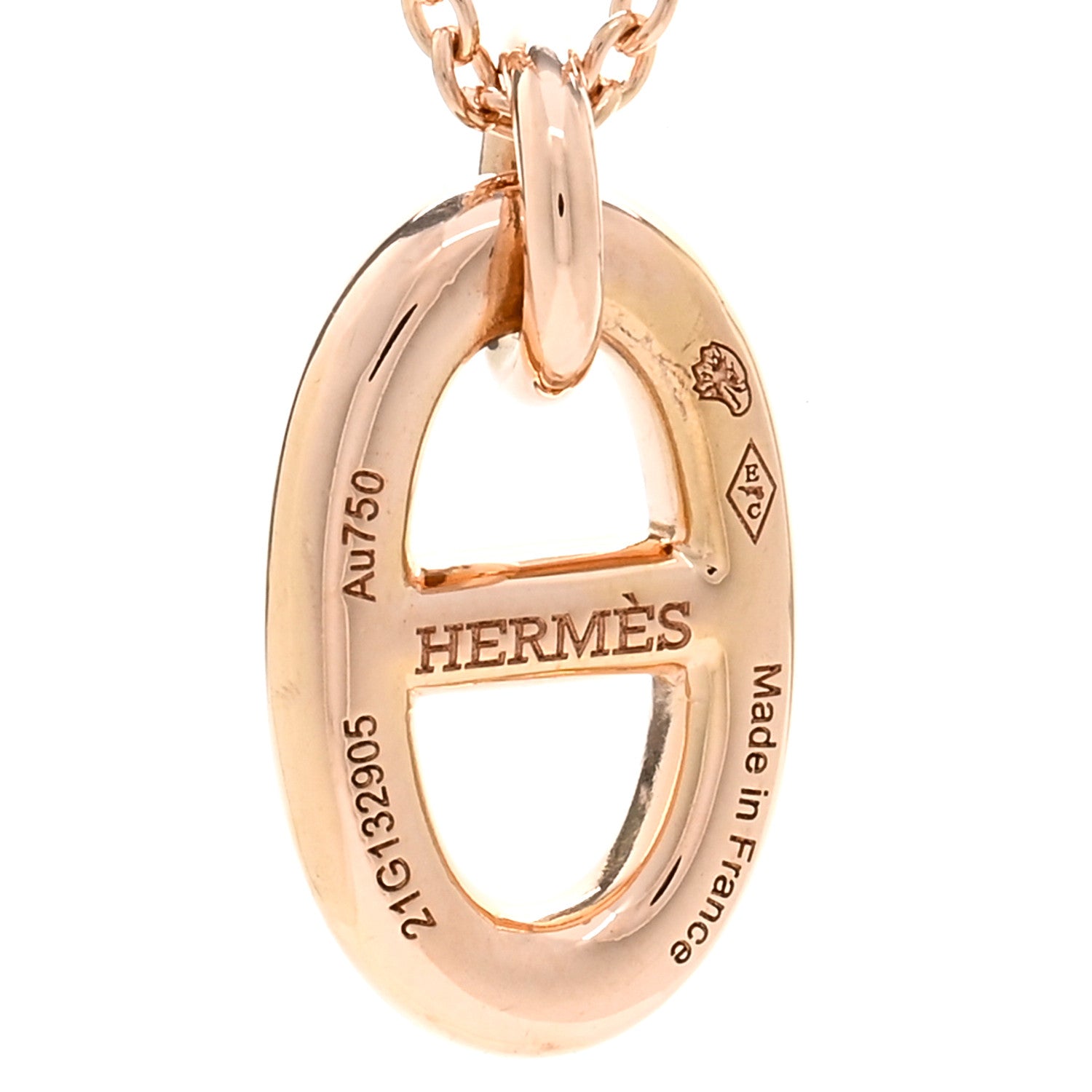 Hermes 18K Rose Gold PM Farandole Pendant Necklace 4 of 4