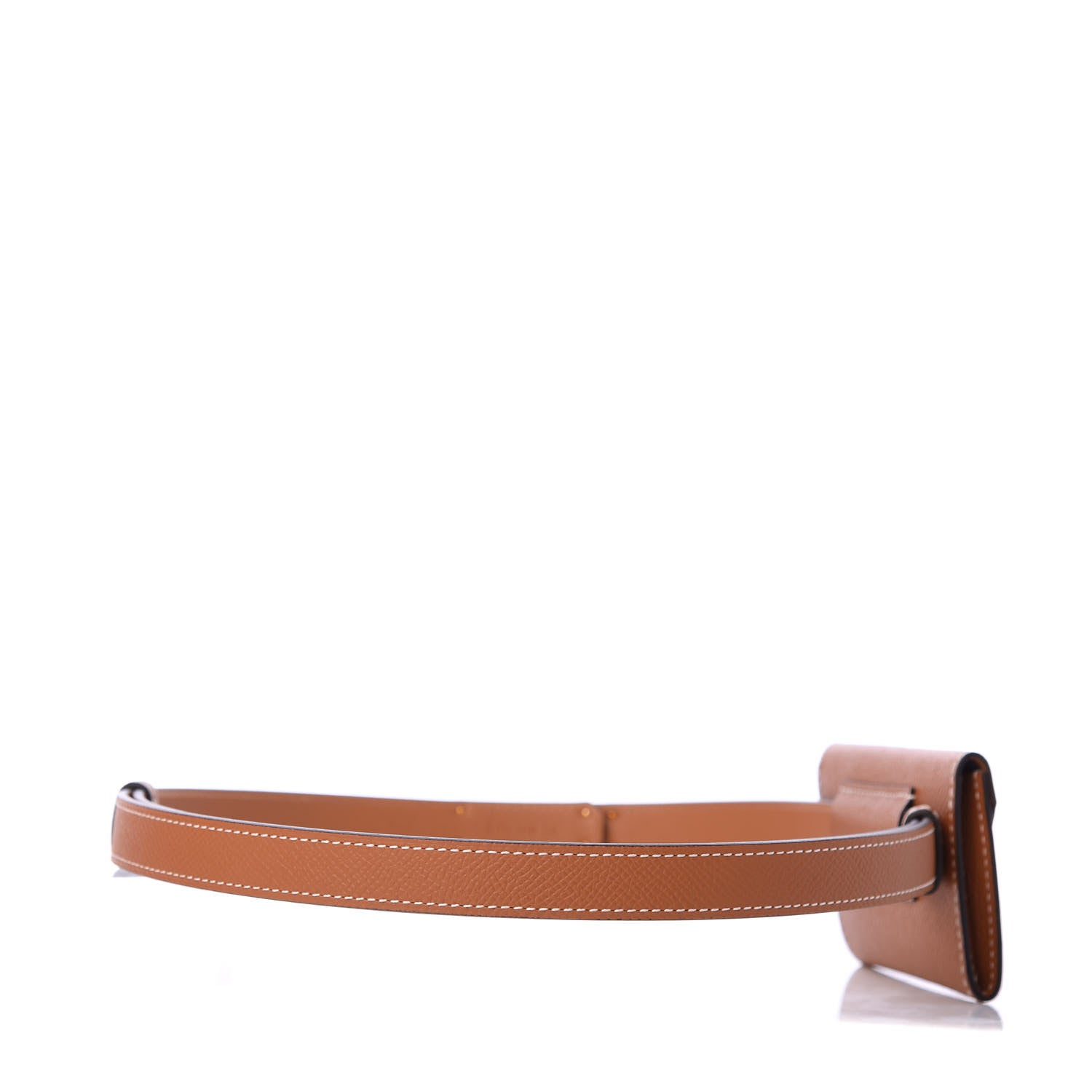 Hermes Epsom Kelly Pocket Belt Gold 2 of 7