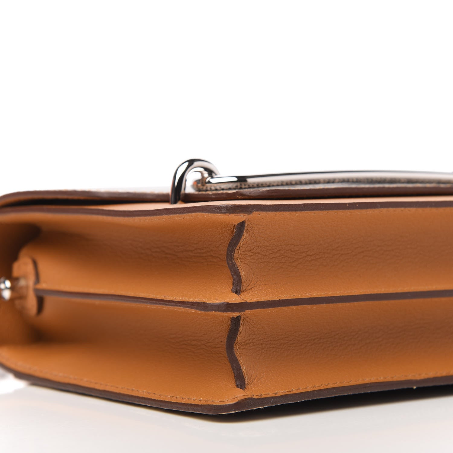 Hermes Evercolor Lizard Mini Sac Roulis Caramel Ombre 6 of 9