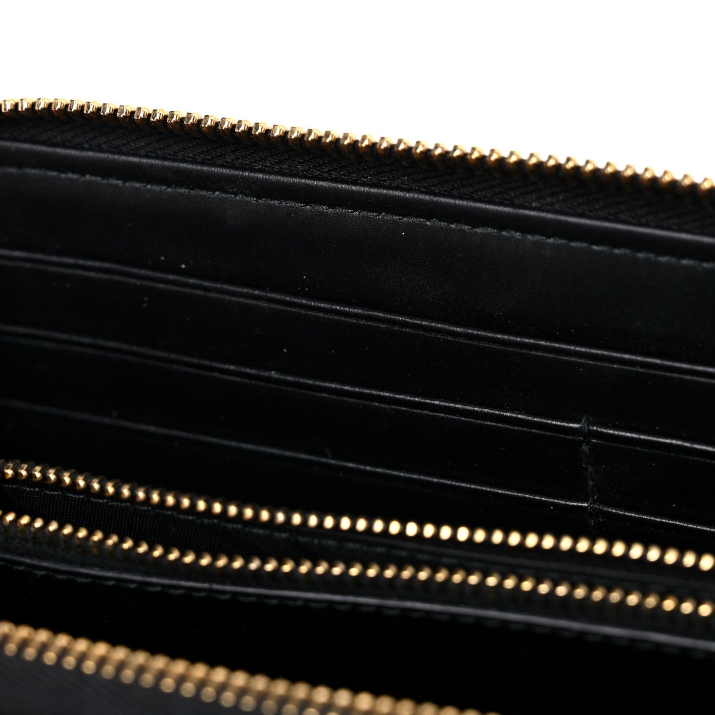 Vitello Move Half Zip Wallet Black