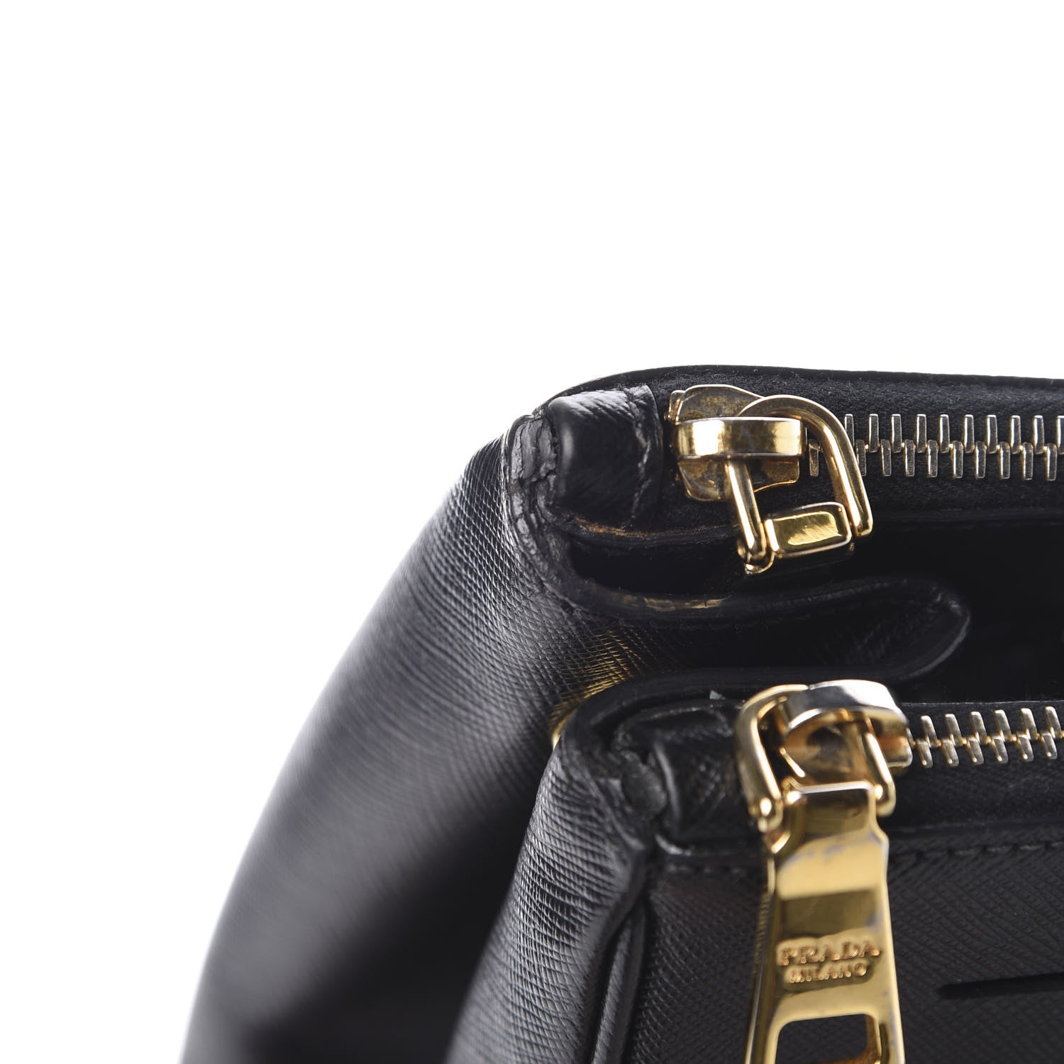 Prada Saffiano Medium Galleria Double Zip Tote Black 18 of 21