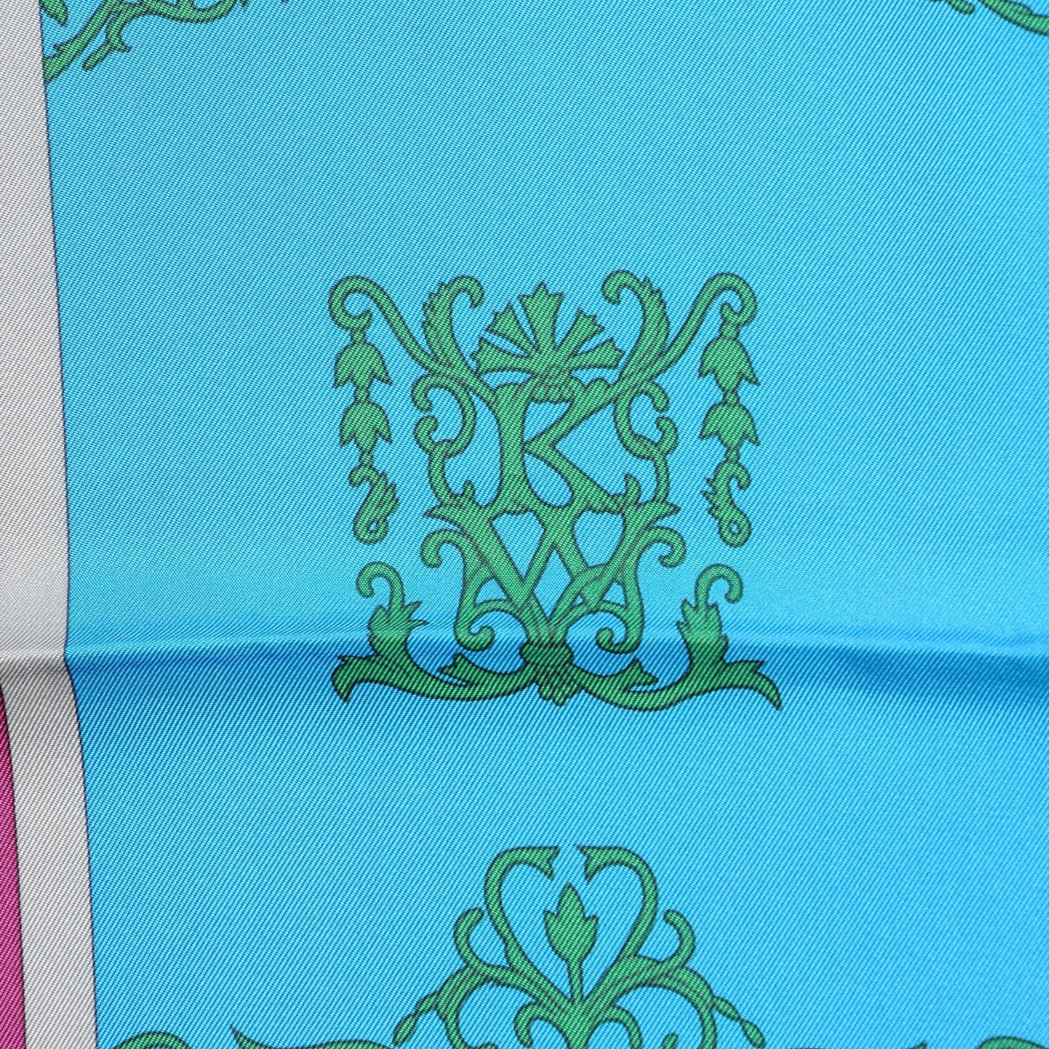 Hermes Silk Balade En Berline Scarf 90 Mastic Vert Juane 4 of 7