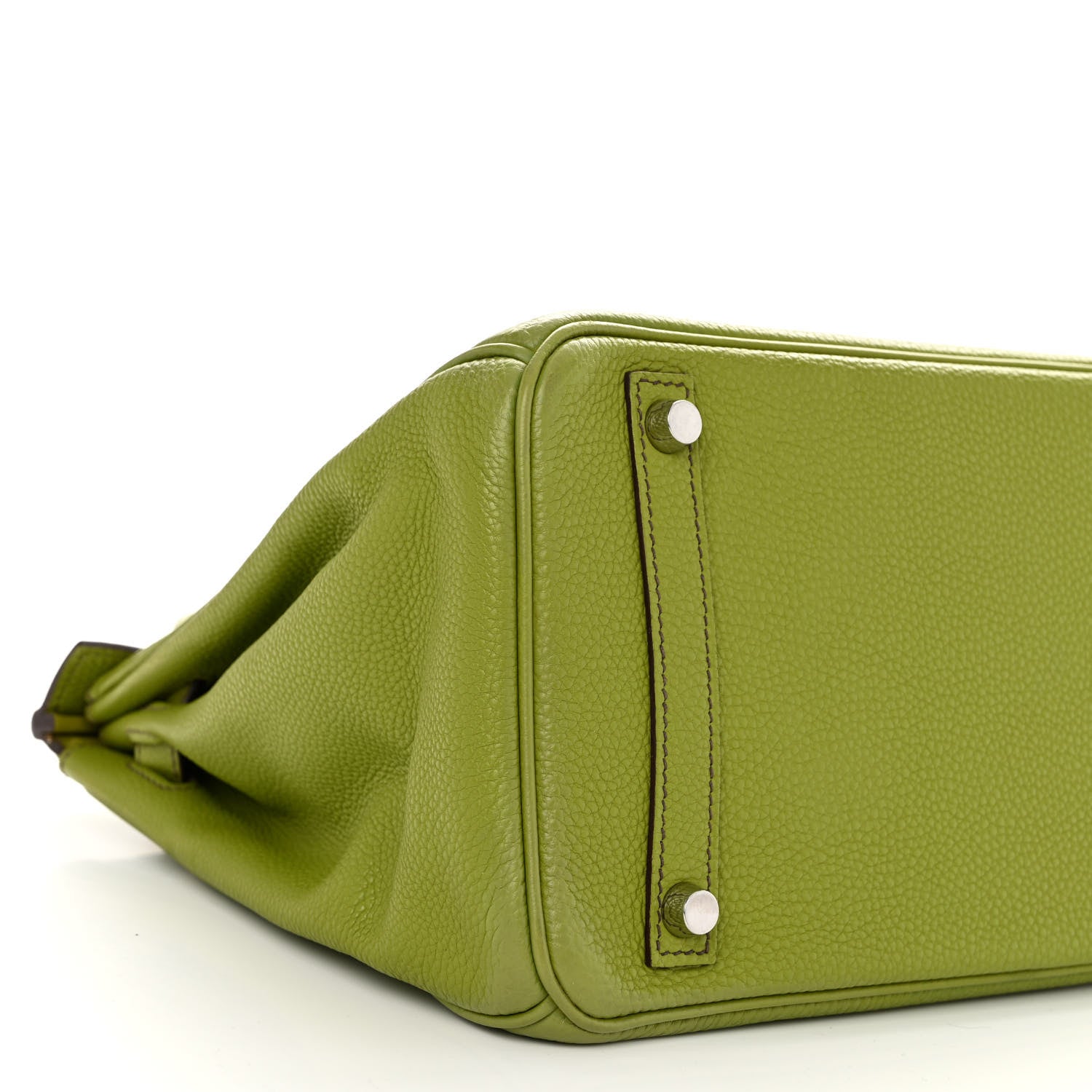 Hermes Togo Birkin 30 Vert Anis 9 of 14