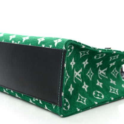 Louis Vuitton Jacquard Velvet Monogram Onthego PM Green 8 of 11
