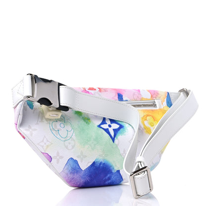 Louis Vuitton Monogram Watercolor Discovery Bumbag Multicolor 3 of 11