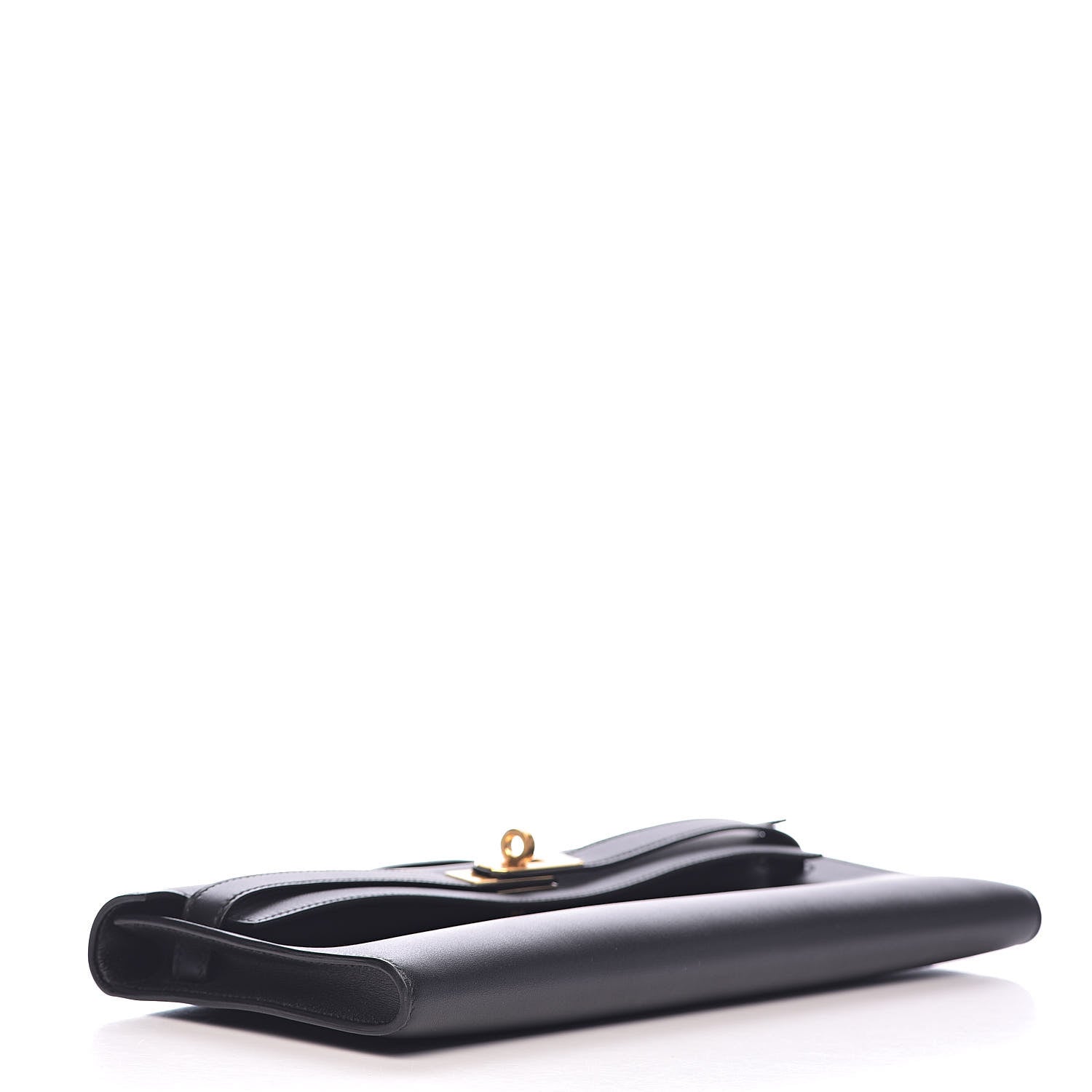 Hermes Swift Kelly Cut Clutch Pochette Black 4 of 24