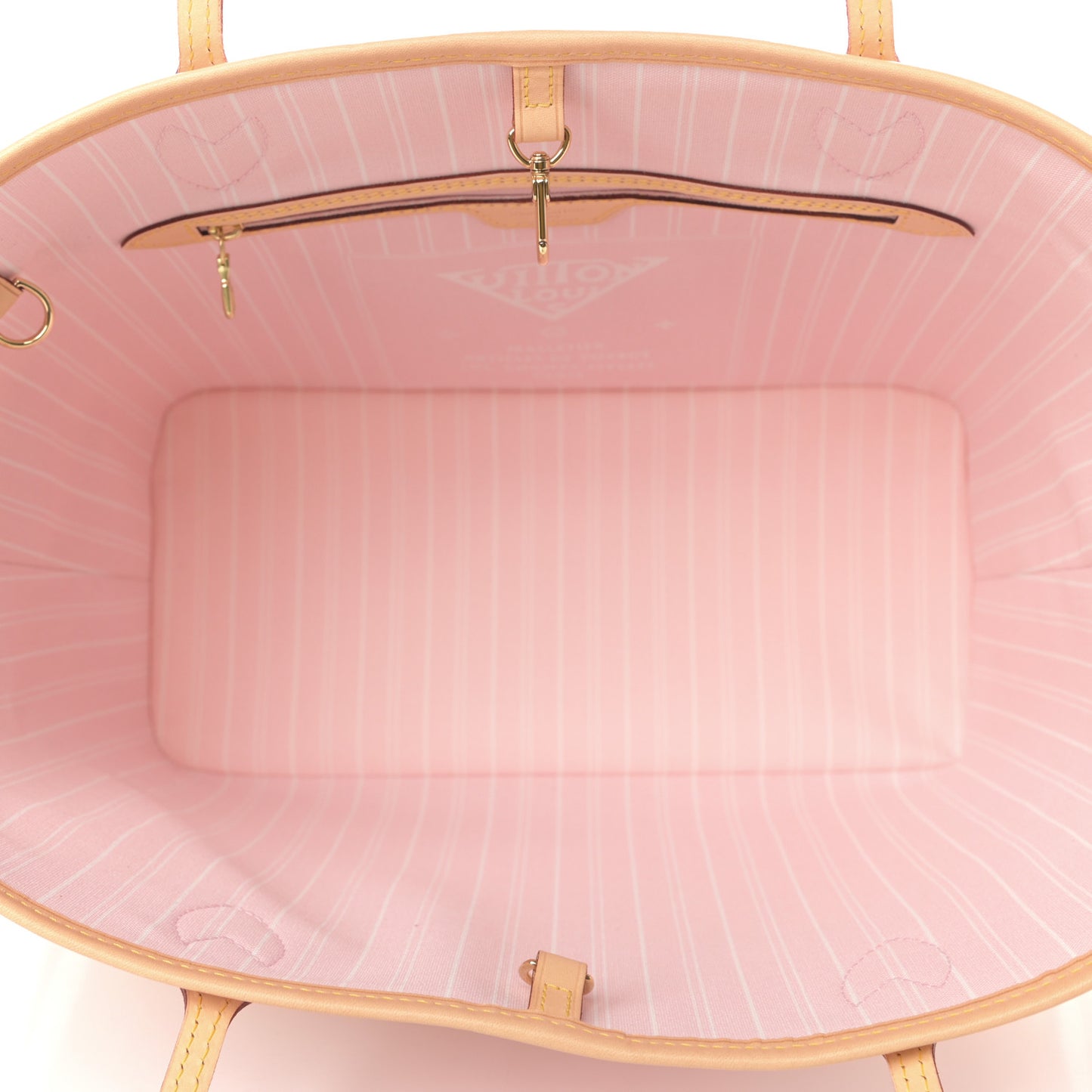 Monogram Giant By The Pool Neverfull MM Light Pink