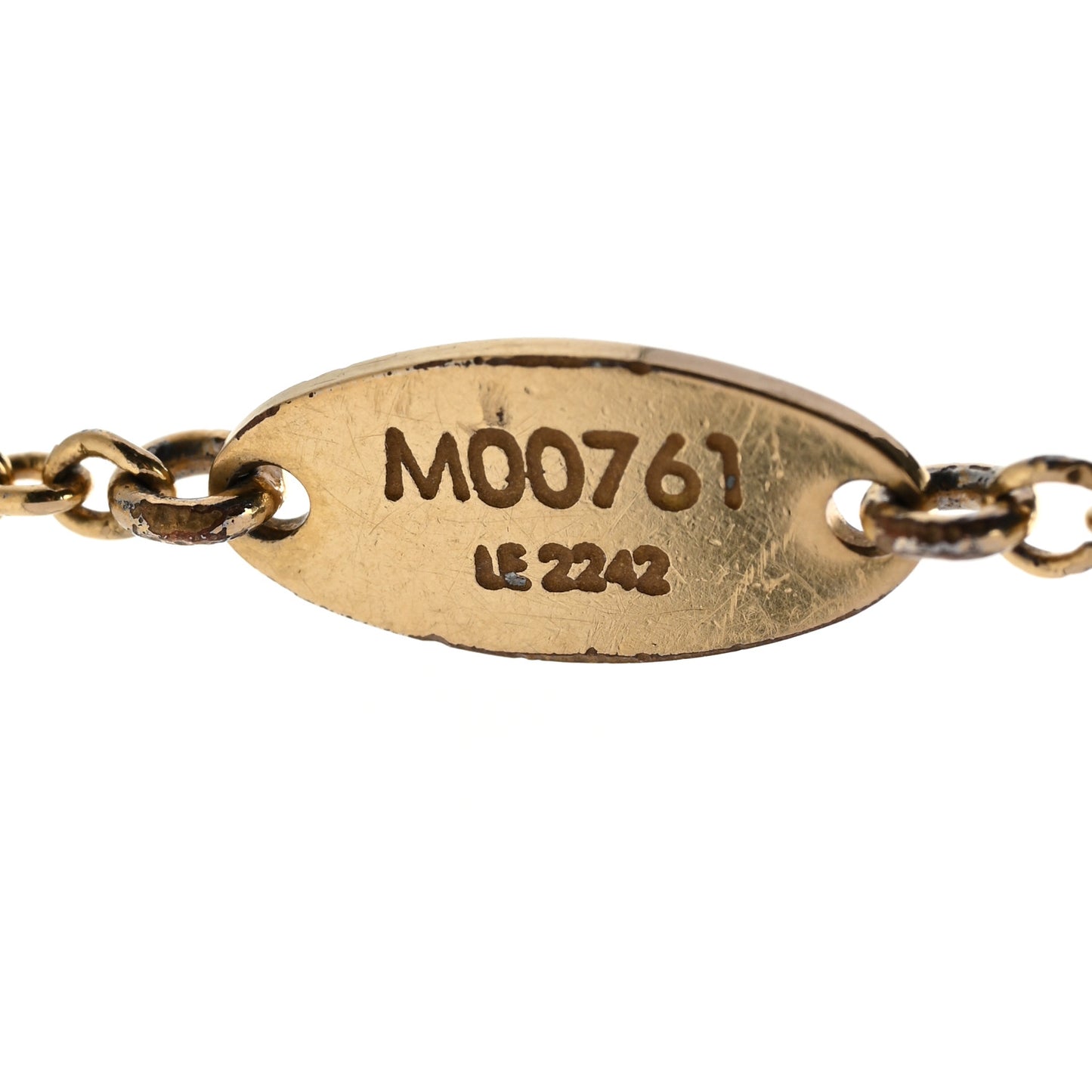 Metal LV Eclipse Bracelet Gold