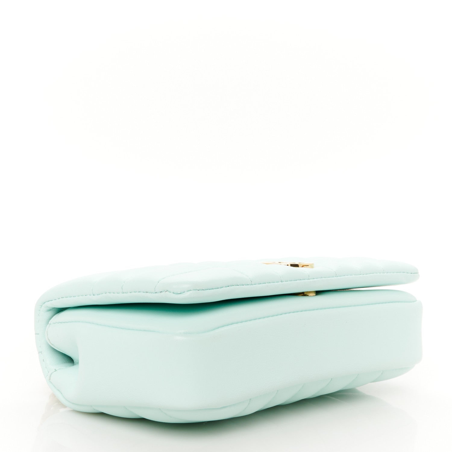 Burberry Lambskin Quilted Mini Lola Bag Cool Mint 4 of 10