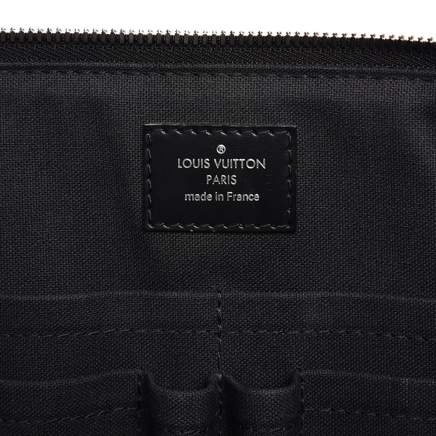 Damier Graphite Porte-Documents Jour