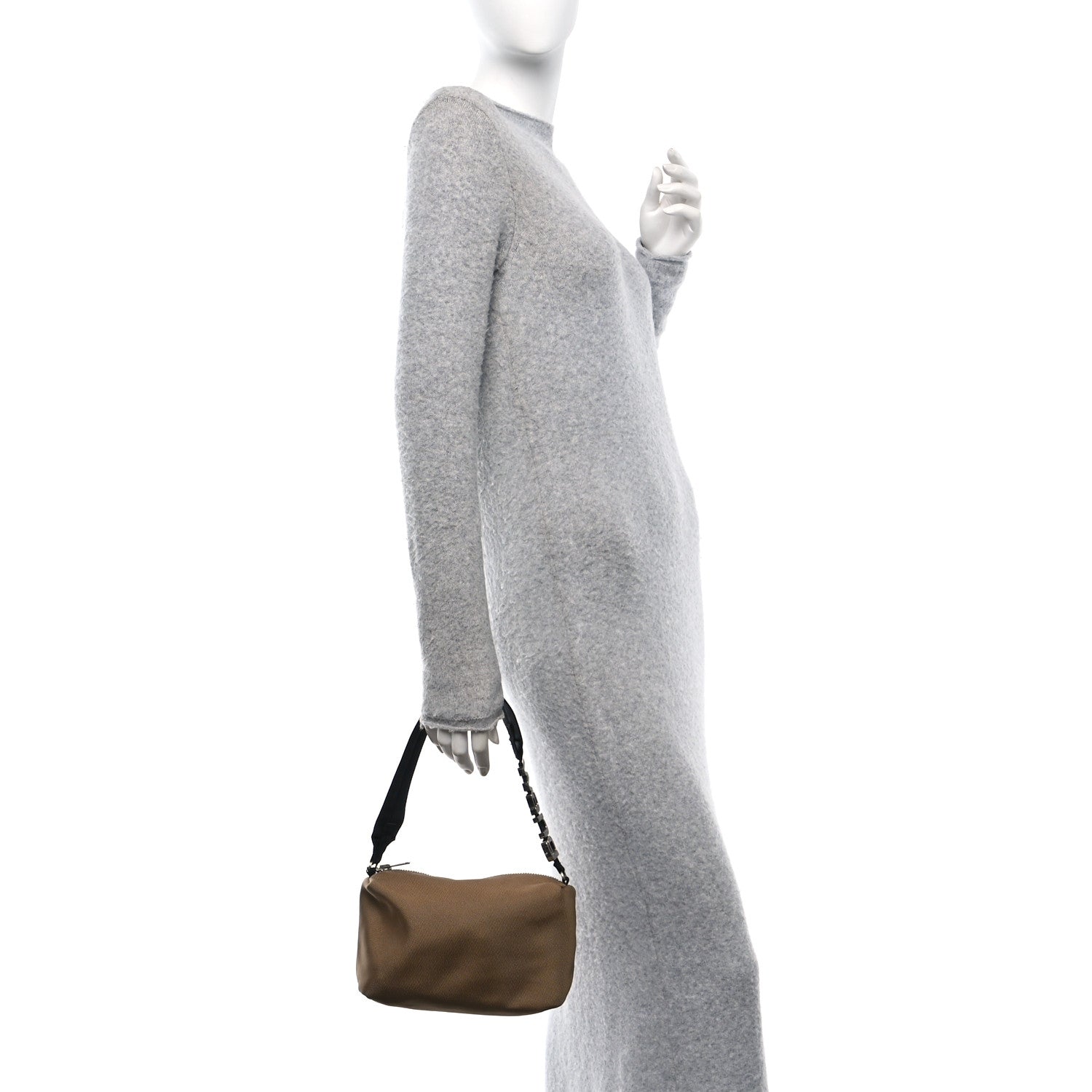 Alexander Wang Nylon Canvas Heiress Sport Shoulder Bag Cognac 2 of 9