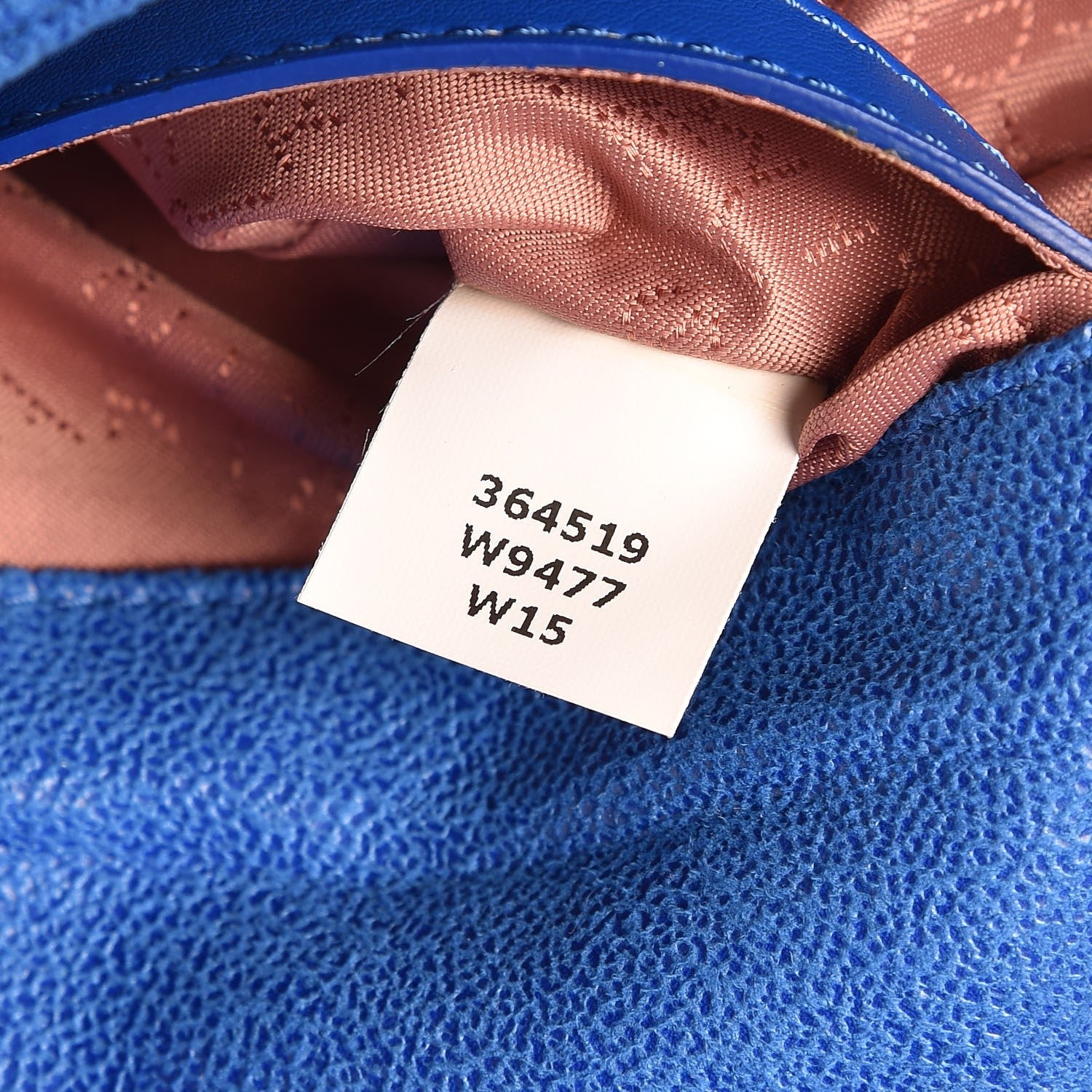 Stella McCartney Shaggy Deer Quilted Mini Falabella Bright Blue 7 of 10