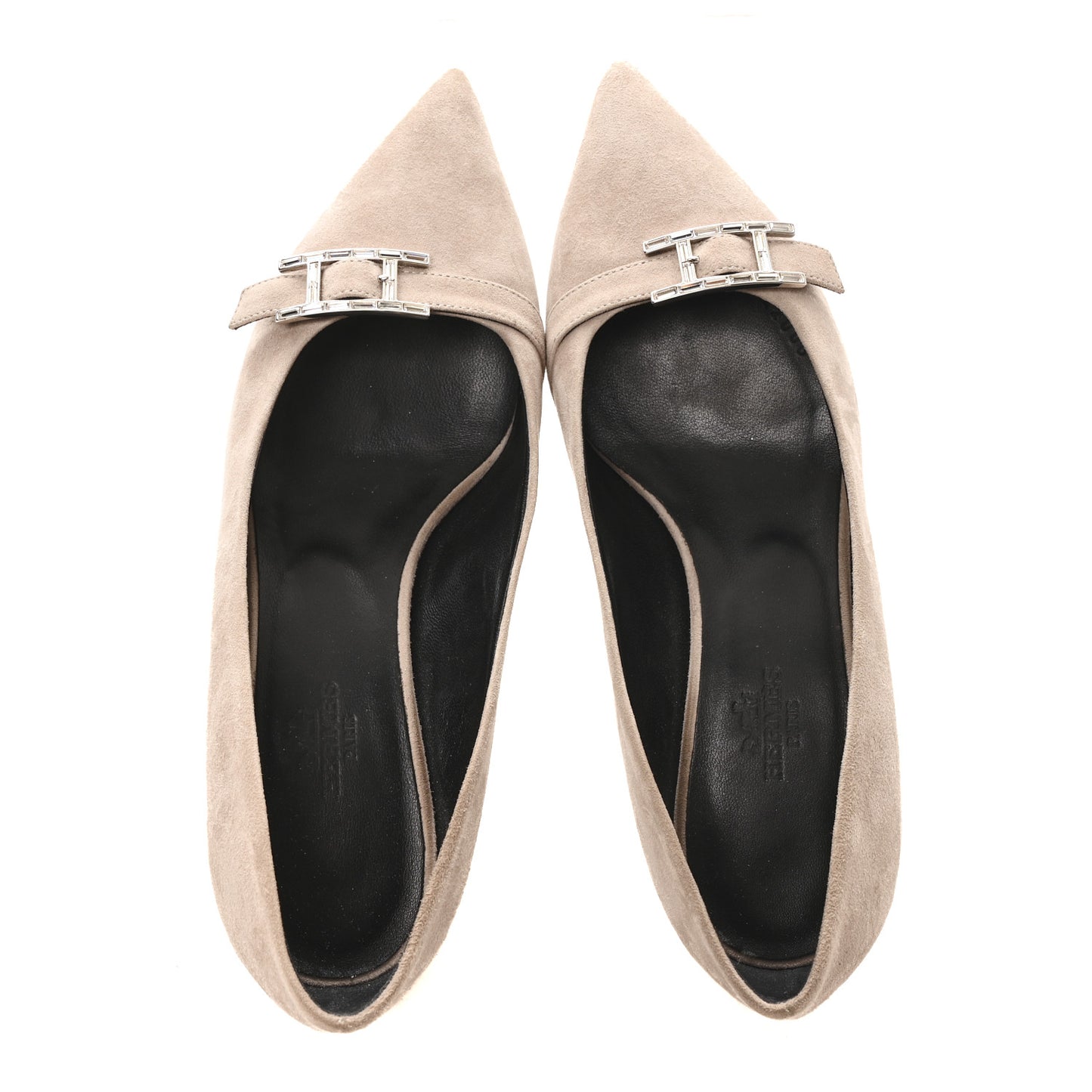 Chevre Velours Blush 40 Pumps 36 Beige Rose