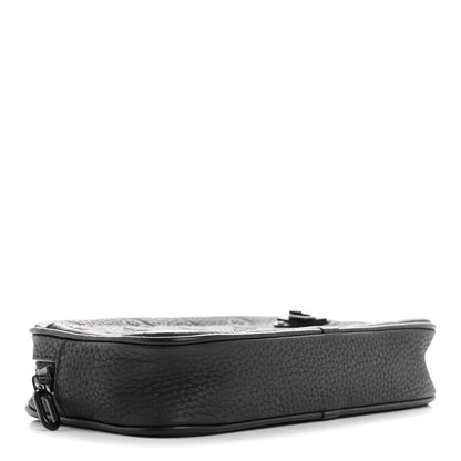 Louis Vuitton Taurillon Monogram Uniformes Solar Ray Soft Pochette Volga Belt Bag Black 4 of 11