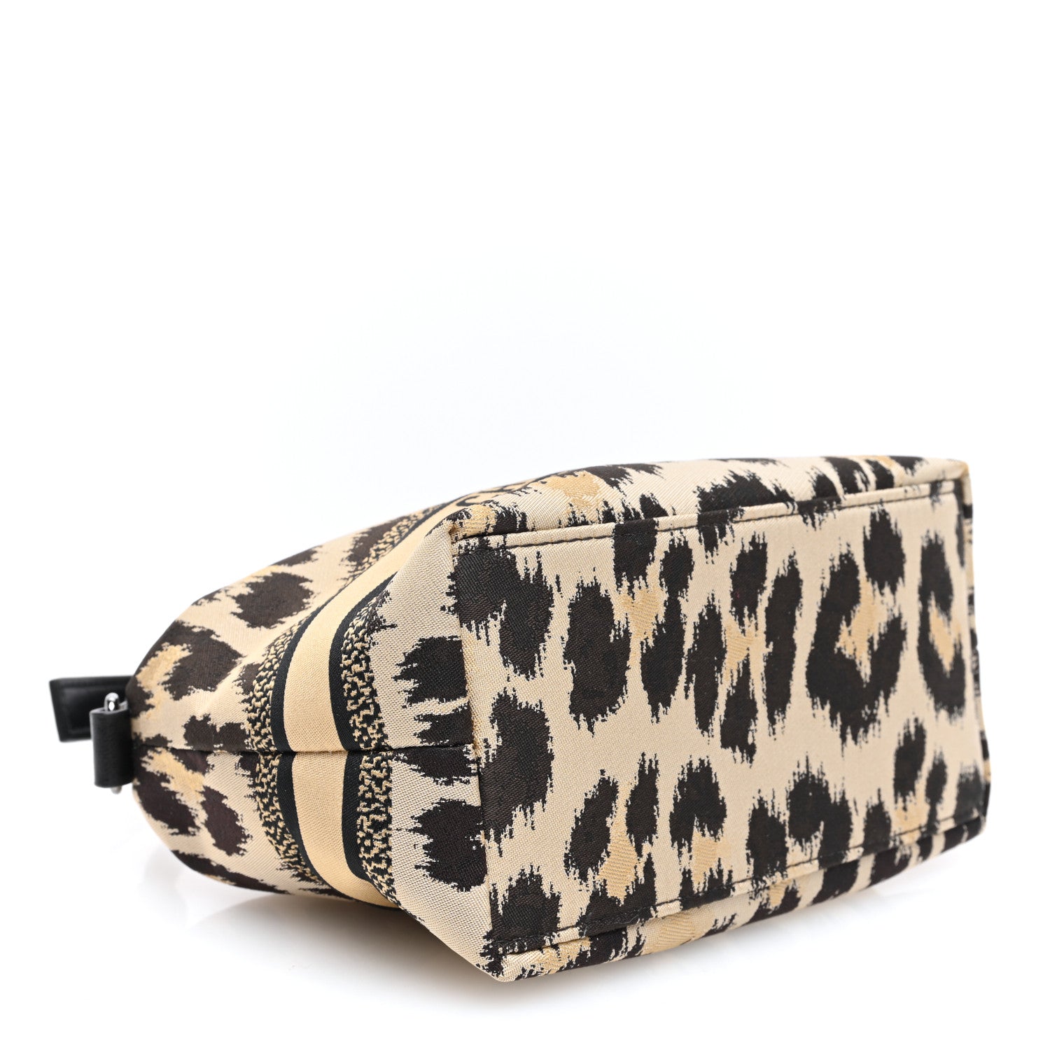 Christian Dior Canvas Mizza Embroidered Leopard DiorTravel Nomad Pouch Beige 4 of 9