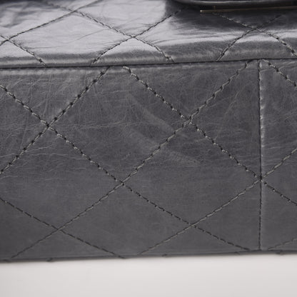 Chanel Aged Calfskin Quilted 50th Anniversary 2.55 Reissue 227 Flap Grey 14 of 17