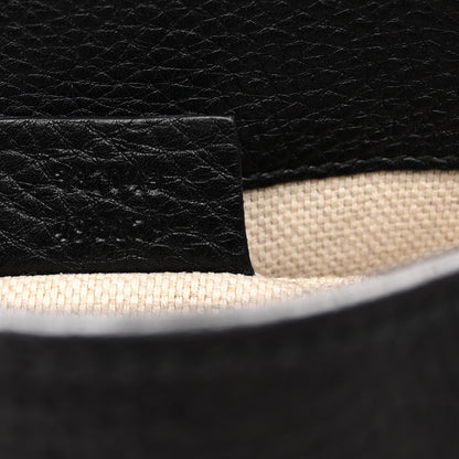 Gucci Pebbled Calfskin Small Soho Chain Shoulder Bag Black 9 of 13