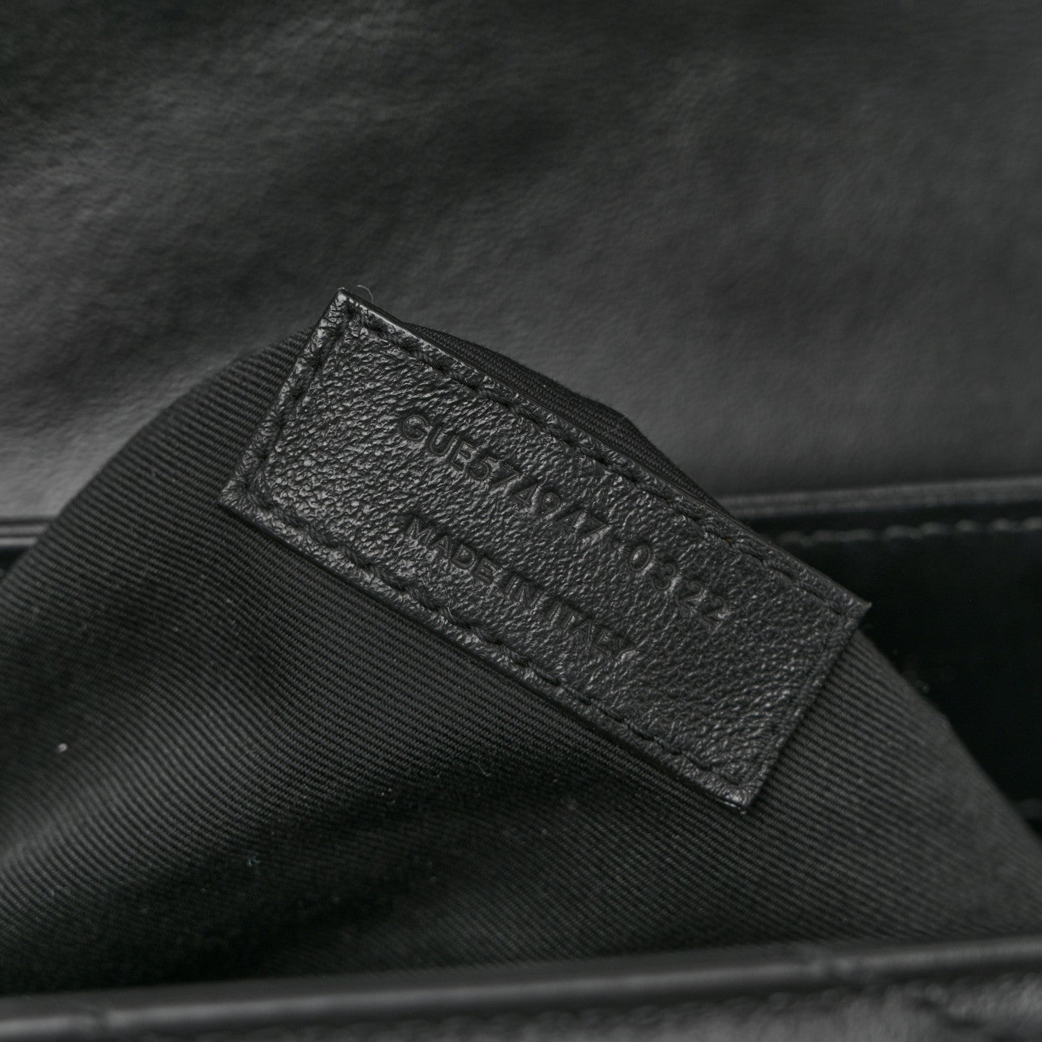 Saint Laurent Calfskin Y Quilted Monogram Monochrome Large Loulou Chain Satchel Black 7 of 13