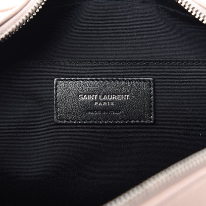 Saint Laurent Lambskin Monogram Small Lou Camera Bag Marble Pink 6 of 9