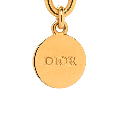 Christian Dior Metal Danseuse Etoile Chain Choker Necklace Gold 5 of 6