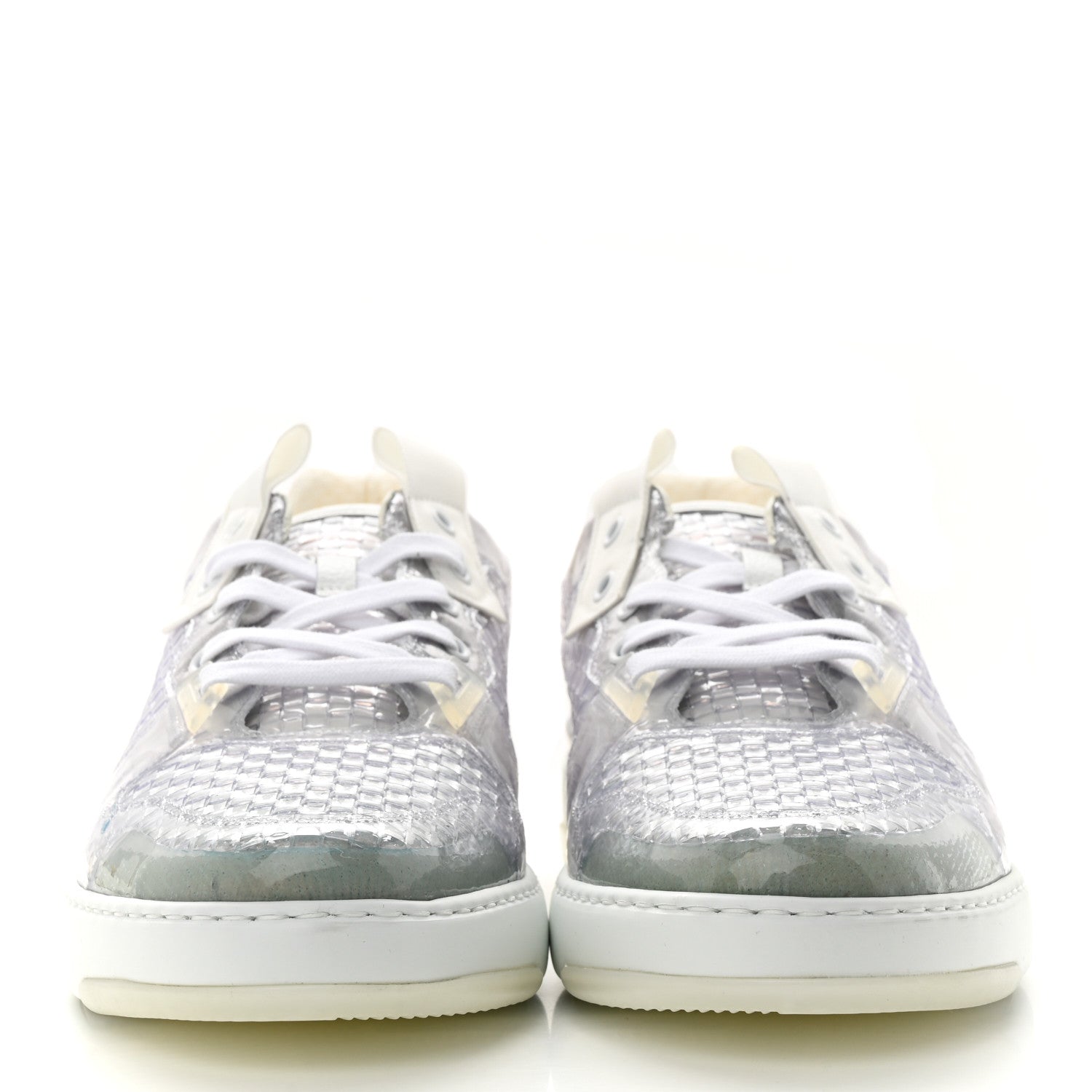 Givenchy PVC Canvas Transparent Wing Sneakers 45 Off White 2 of 7