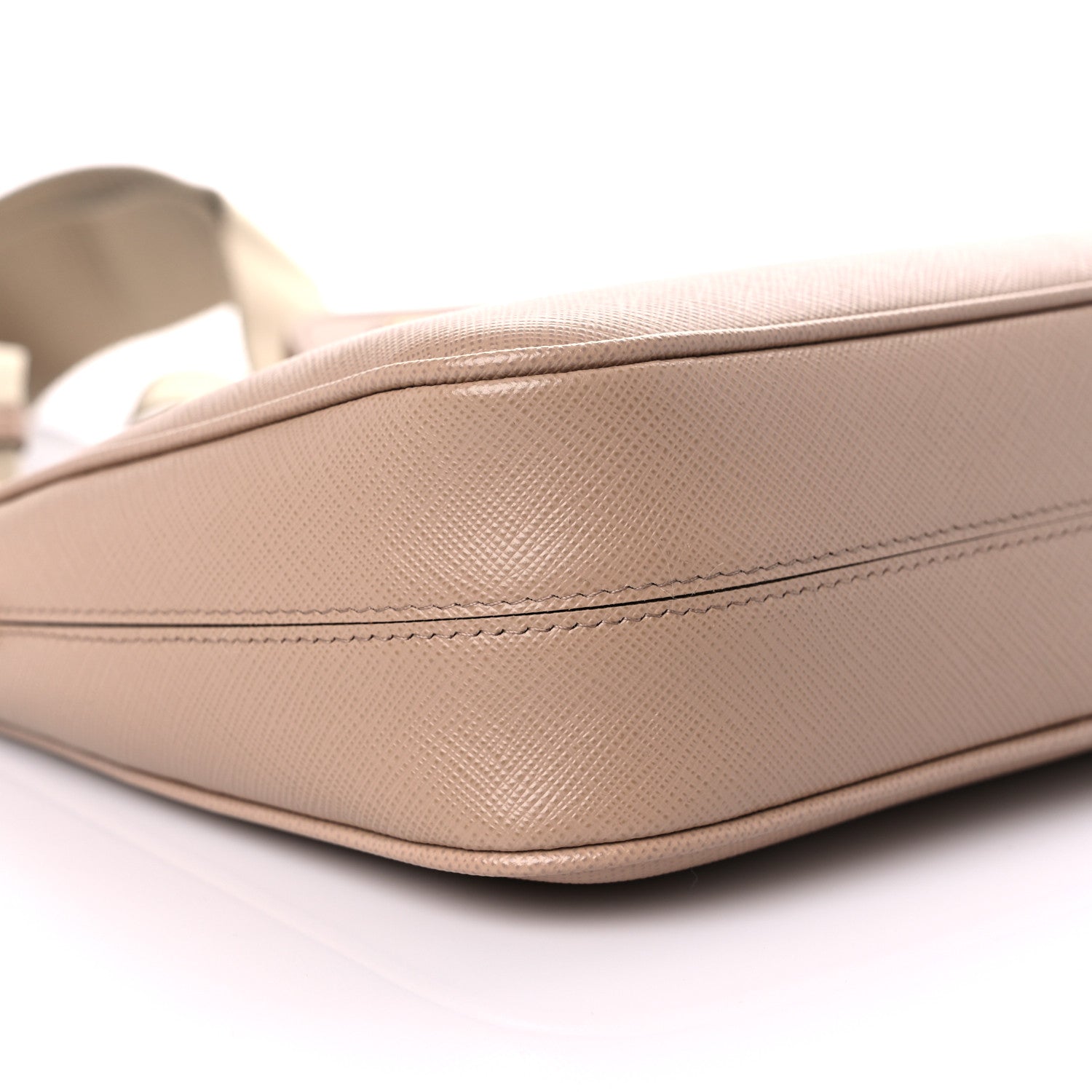 Prada Saffiano Re-Edition 2005 Shoulder Bag Cammeo Beige 8 of 11