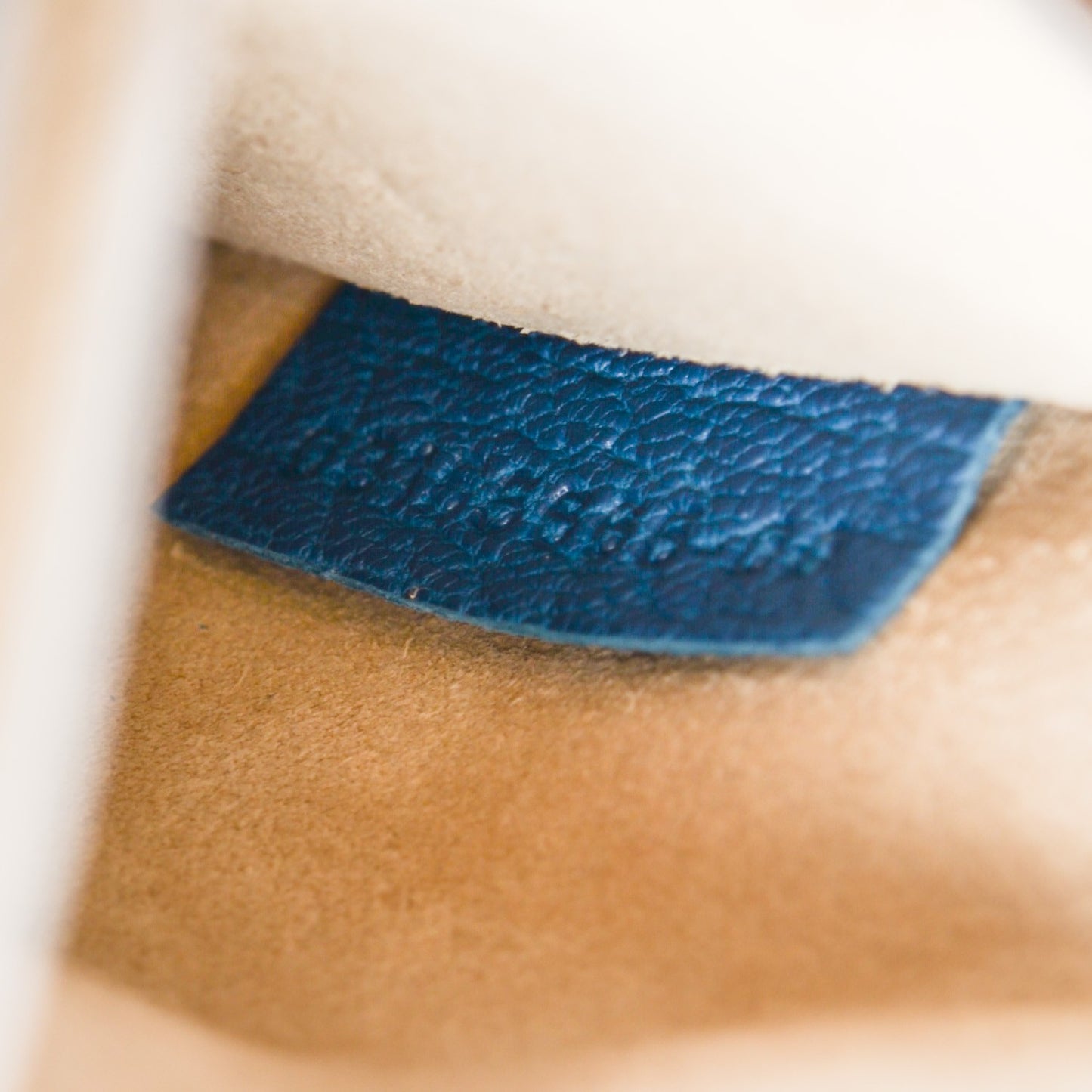 Grained Lambskin Mini Drew Shoulder Bag Factory Blue
