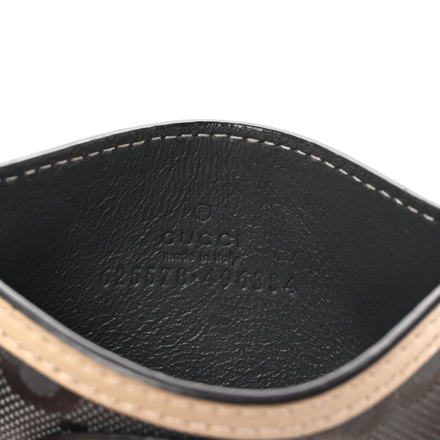Gucci Econyl Nylon Monogram Off The Grid Card Case Graphite Grey New Plaster 5 of 6
