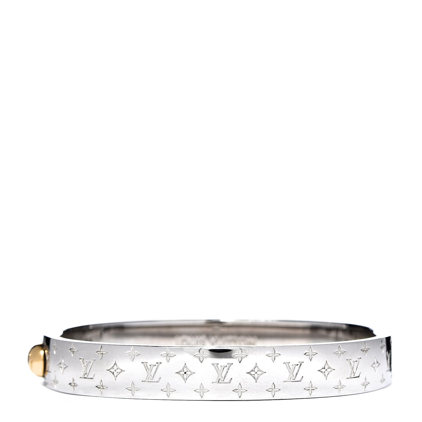 Palladium Monogram Nanogram Cuff M