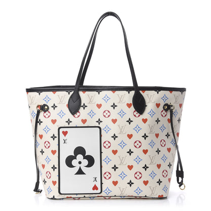 Louis Vuitton Game On Neverfull MM White 3 of 13