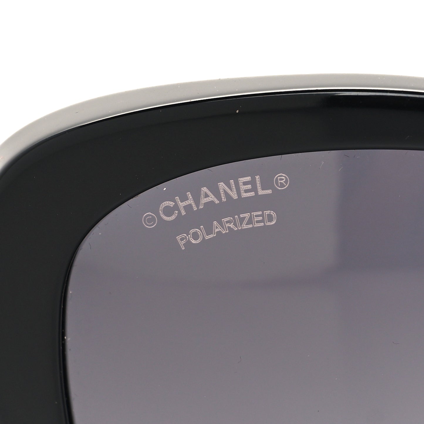 Acetate Pearl Polarized Winter Butterfly Sunglasses 5338-H-A Black