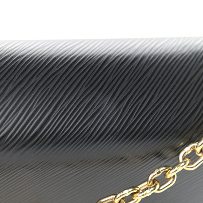 Louis Vuitton Epi Twist Shoulder Bag MM Black 8 of 10