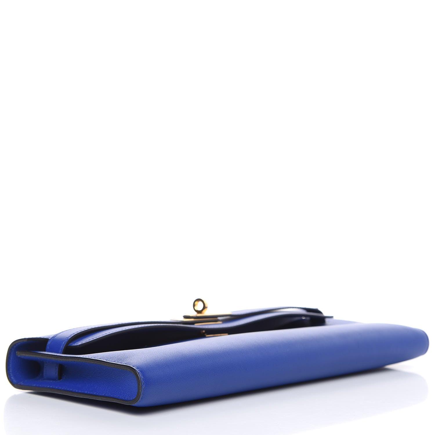 Hermes Swift Kelly Cut Clutch Pochette Bleu Electrique 4 of 11