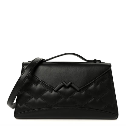Moynat Lambskin Quilted Gabrielle Clutch Black 1 of 10