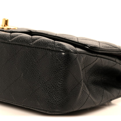 Chanel Caviar Quilted Medium Double Flap Black 11 of 11