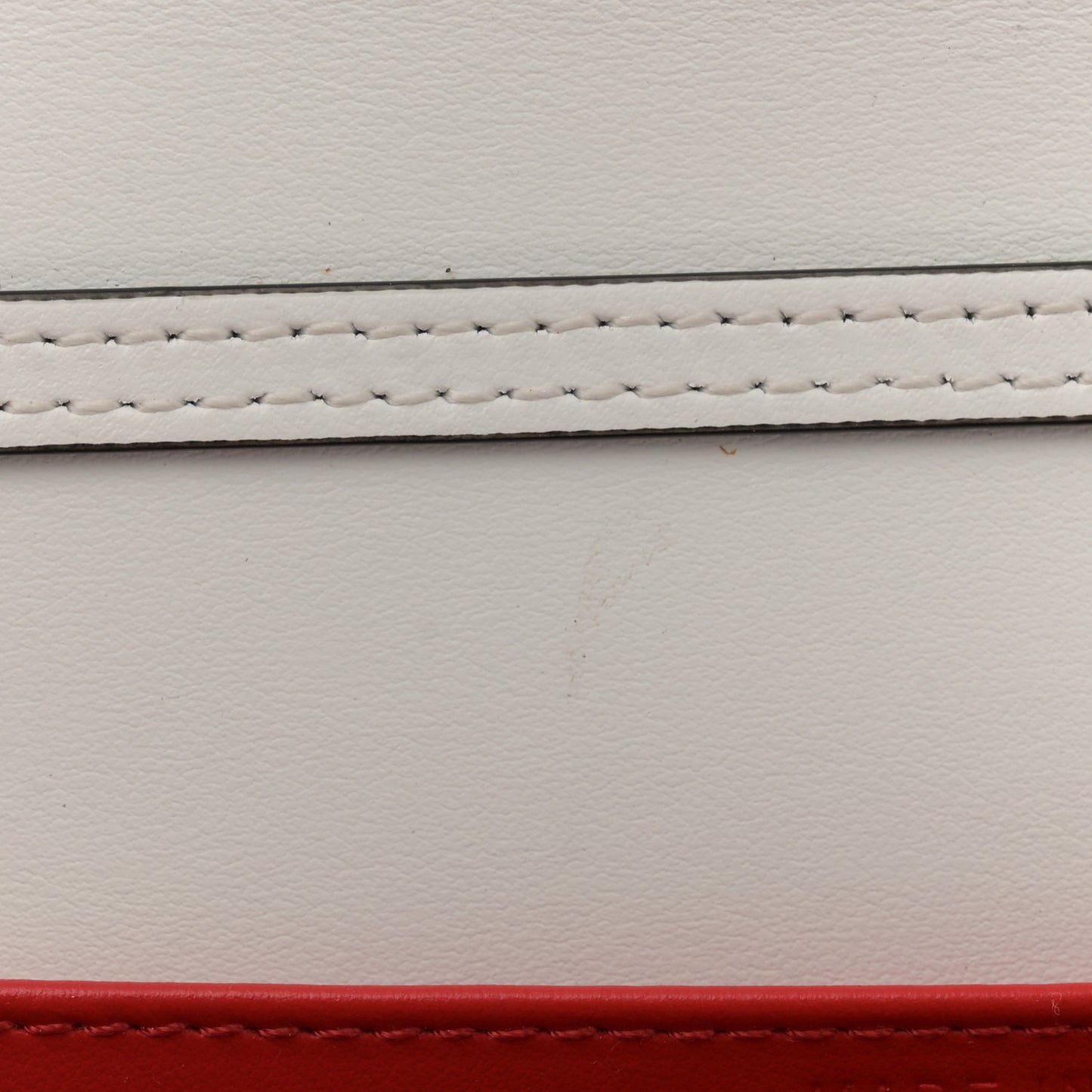 Calfskin Glitter Spikes Multimetal Paloma Clutch White