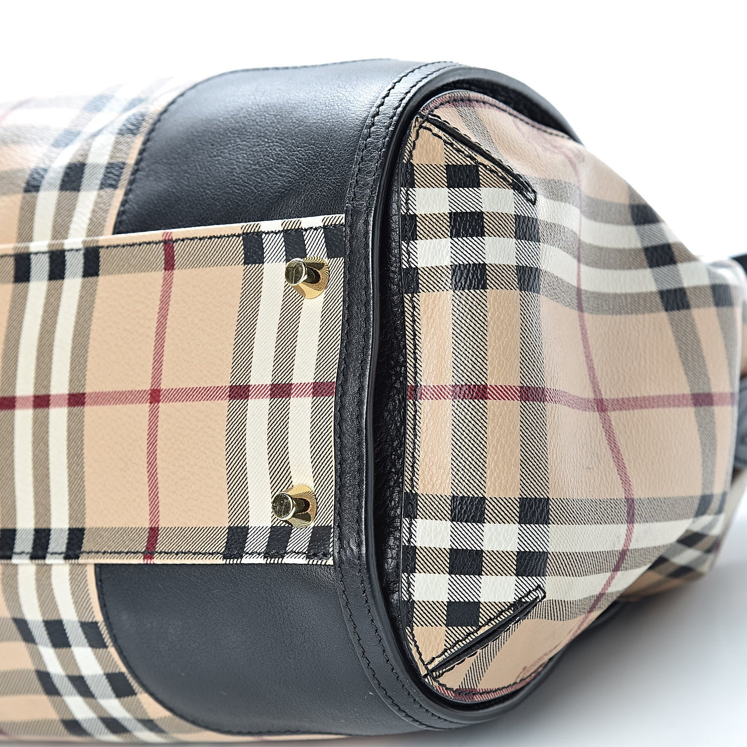 Burberry Haymarket Check Small Gladstone Black 12 of 12