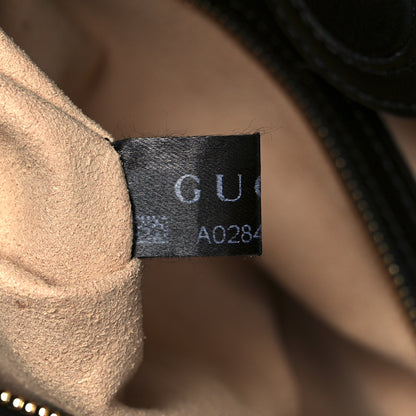 Gucci Soft GG Supreme Monogram Bees Small Crossbody Tote Beige Oro Black 8 of 13