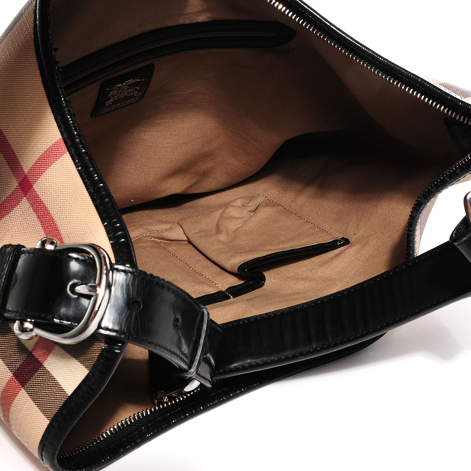 Burberry Supernova Check Large Larkin Hobo Black 5 of 8