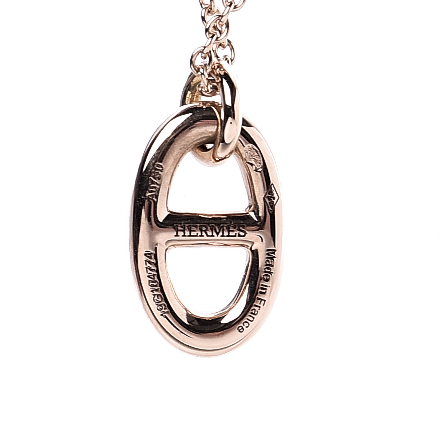 Hermes 18K Rose Gold PM Farandole Pendant Necklace 5 of 7