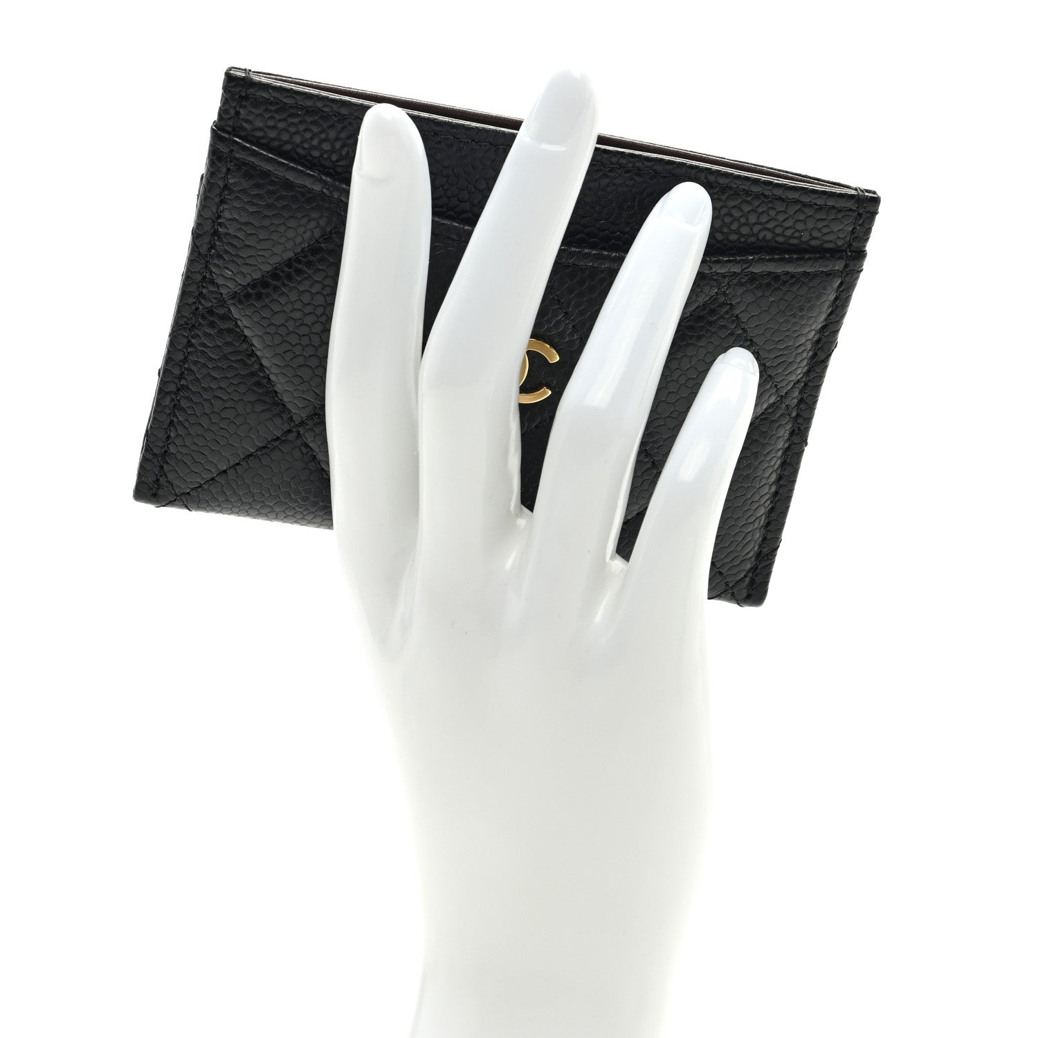 Chanel Caviar Quilted Card Holder Black 2 of 7