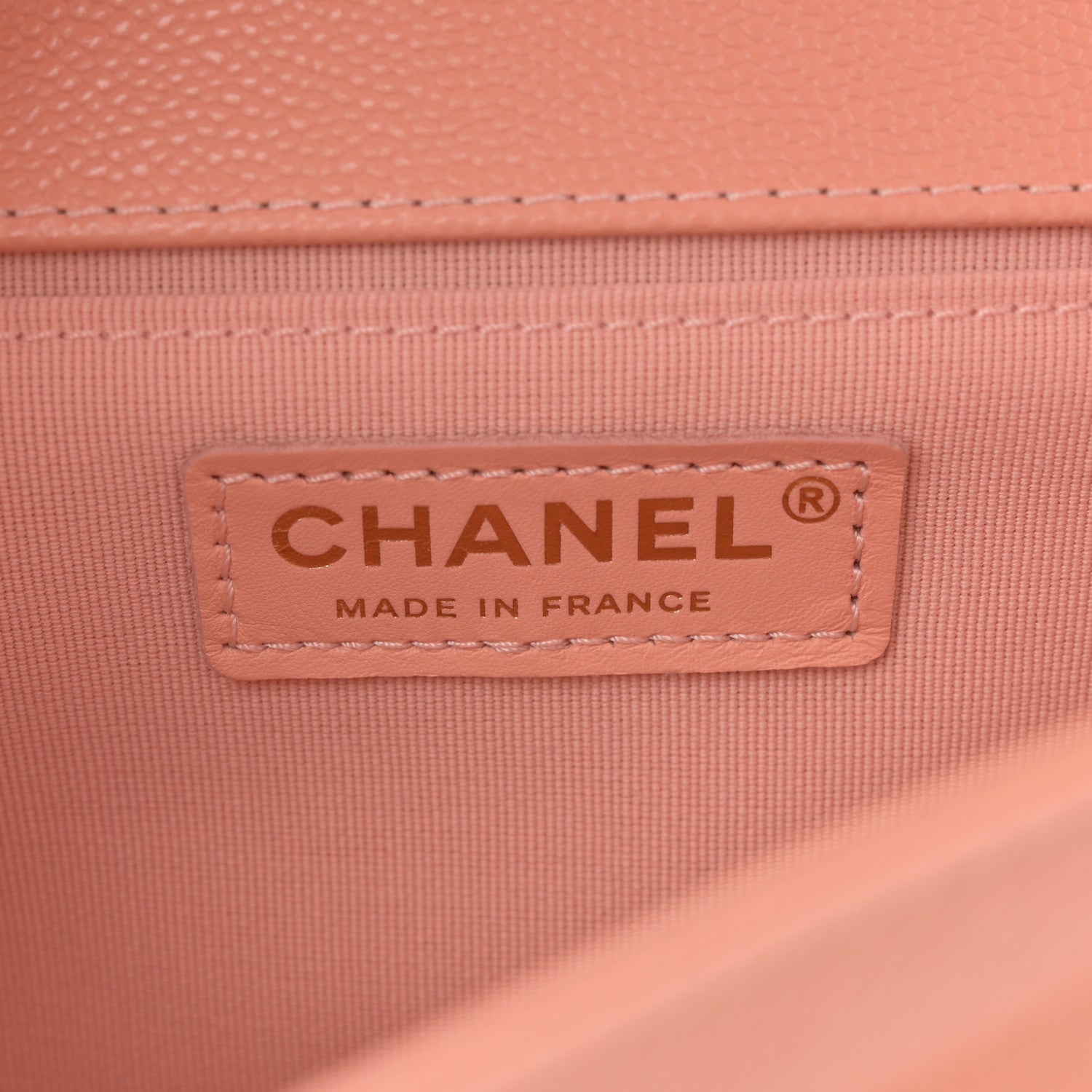Chanel Caviar Chevron Quilted Medium Boy Flap Light Pink 6 of 11